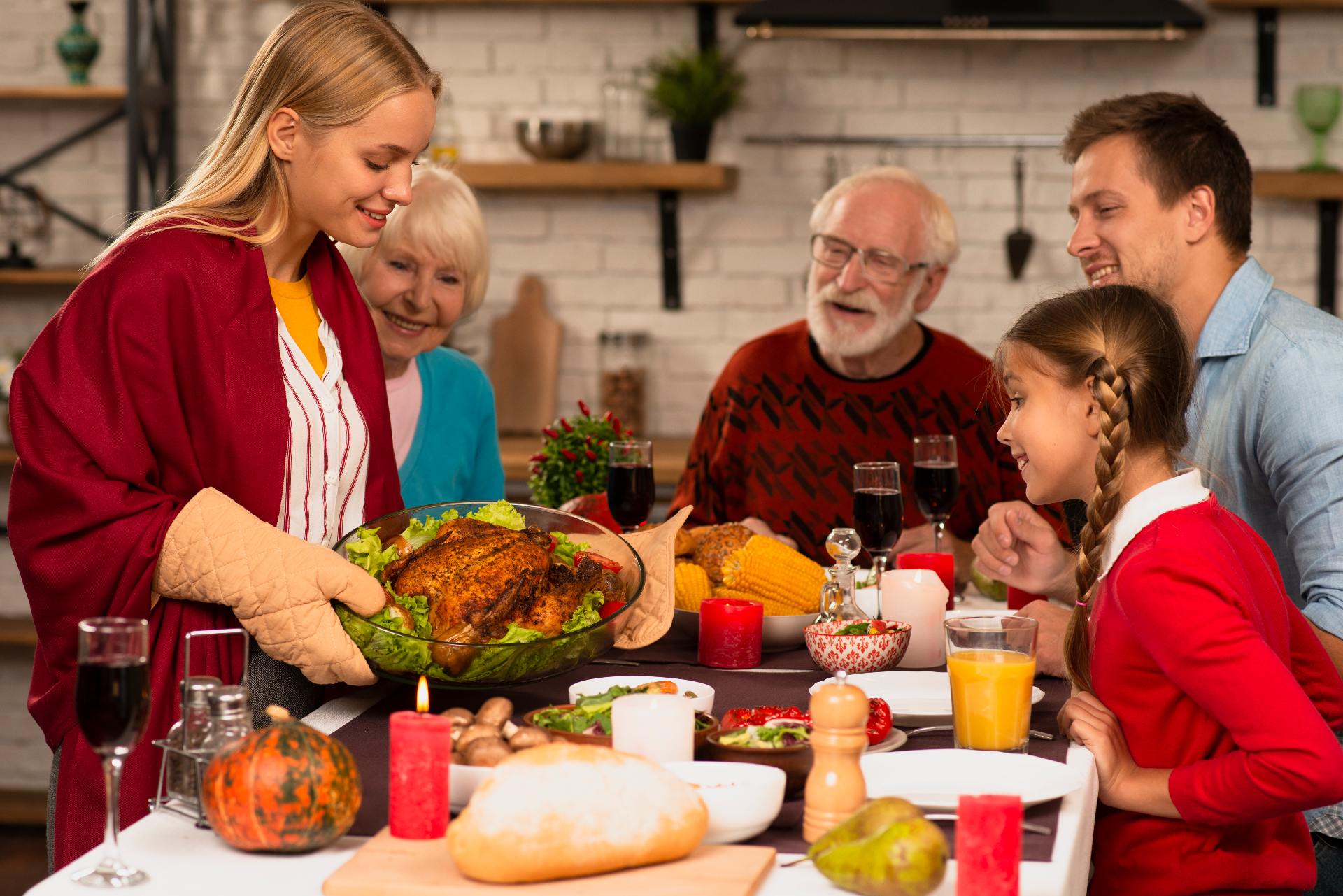 Blowing thanksgiving family pies images