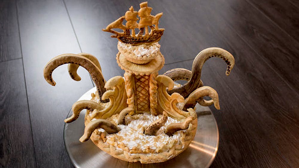 La tarte d'Halloween Kraken