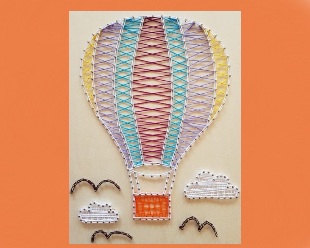 30 projets faciles de string art à faire avec les enfants