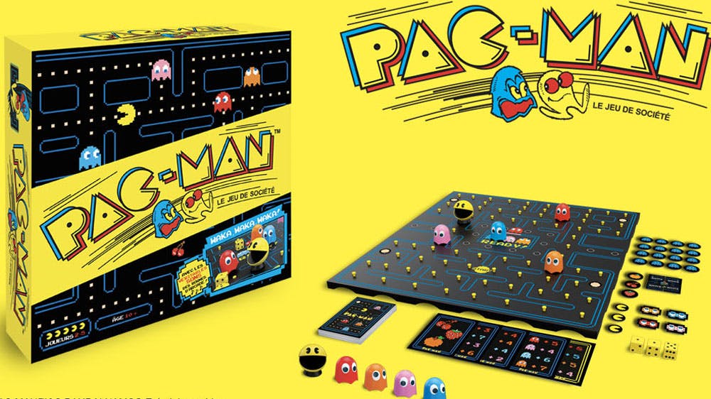 Pac-Man le jeu de société plateau et boîte de jeu