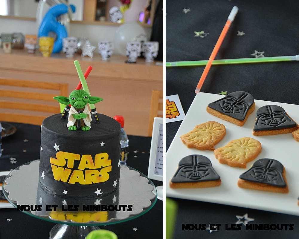 gâteau et sablés Star Wars