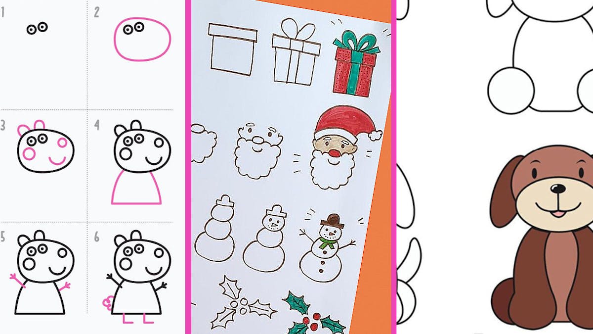 Apprendre A Dessiner Aux Enfants 30 Modeles Vraiment Top Momes Momes Net Apprendre A Dessiner Aux Enfants 30 Modeles Vraiment Top Momes Momes Net