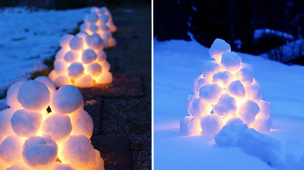 Créer des lanternes des neiges
