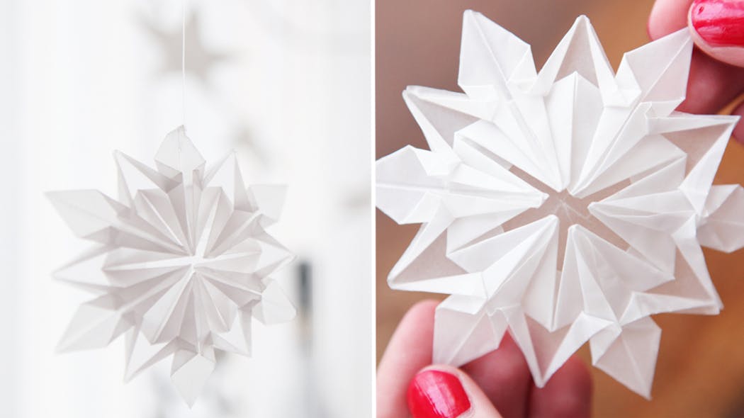 Diaments en origami pour Noël (Adultes)