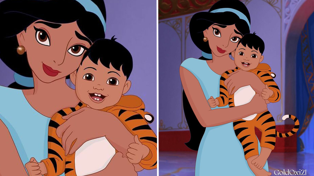 Elle Illustre Les Princesses Disney Devenues Mamans Momes Net