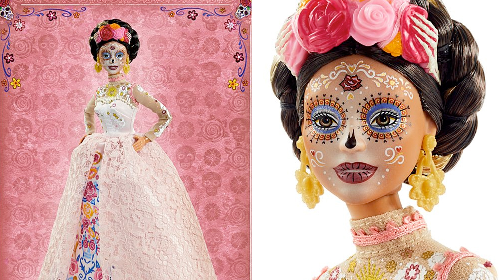 Mattel barbie dia cheap de los muertos doll