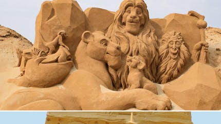 150 sculptures de sable Disney incroyables sur une plage de Belgique !