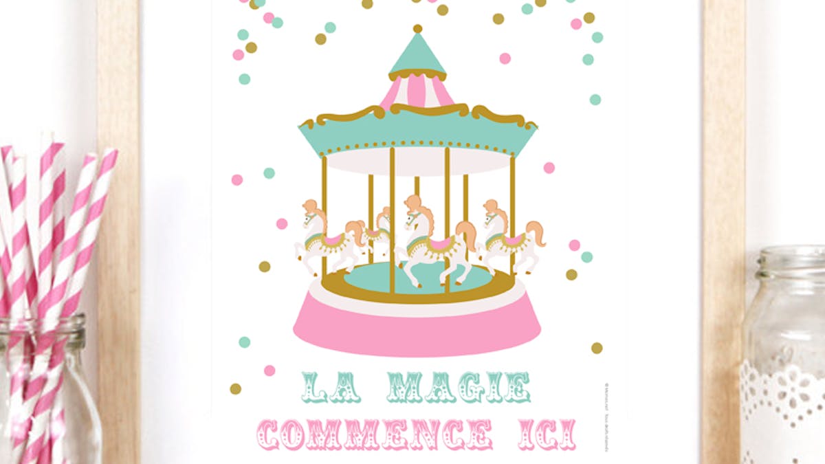 Affiche Carrousel Fete Foraine A Imprimer Momes Net Affiche Carrousel Fete Foraine A Imprimer Momes Net