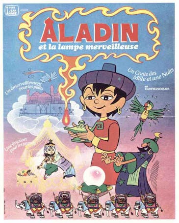 Affiche Aladin et la lampe merveilleuse