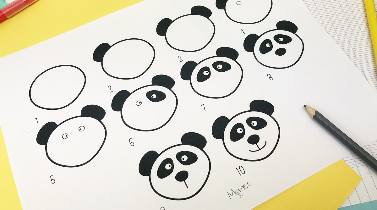 Apprendre A Dessiner Un Panda Momes Net