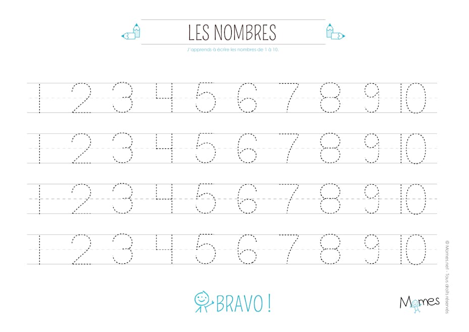 Apprendre A Tracer Les Nombres Momes Net Apprendre A Tracer Les Nombres Momes Net