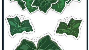 Arrietty : collier de feuilles