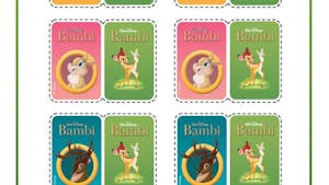 Bambi : jeu de memory 2