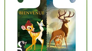 Bambi : pancarte de porte