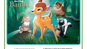 Bambi : tapis de souris