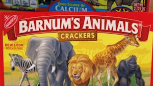 Barnum's Animals crackers : les animaux des biscuits libérés de leurs cages !
