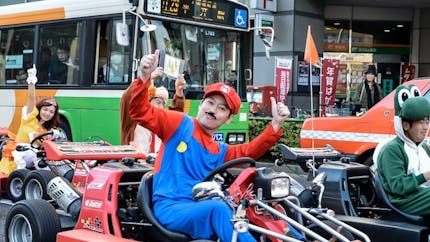 Bientôt une course géante Mario Kart à Paris !