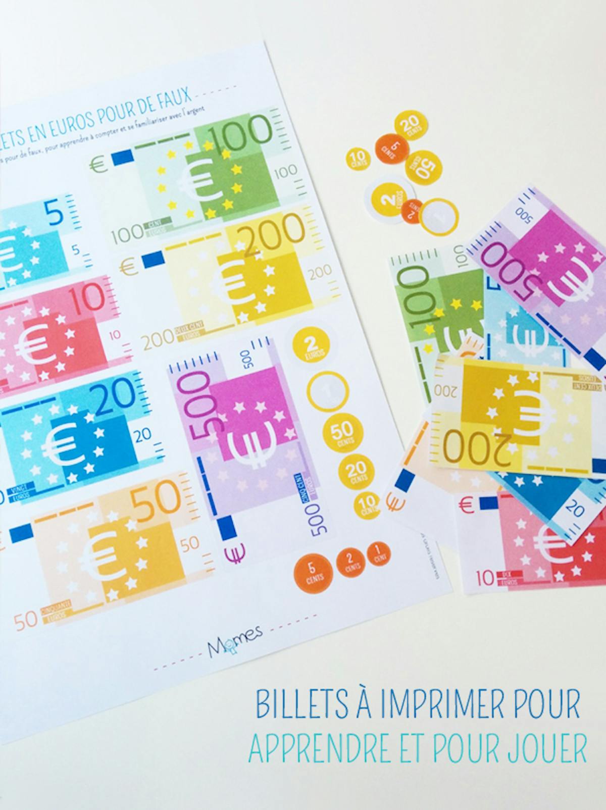 BILLETS FACTICES 10 EUROS SPECIMEN RECTO