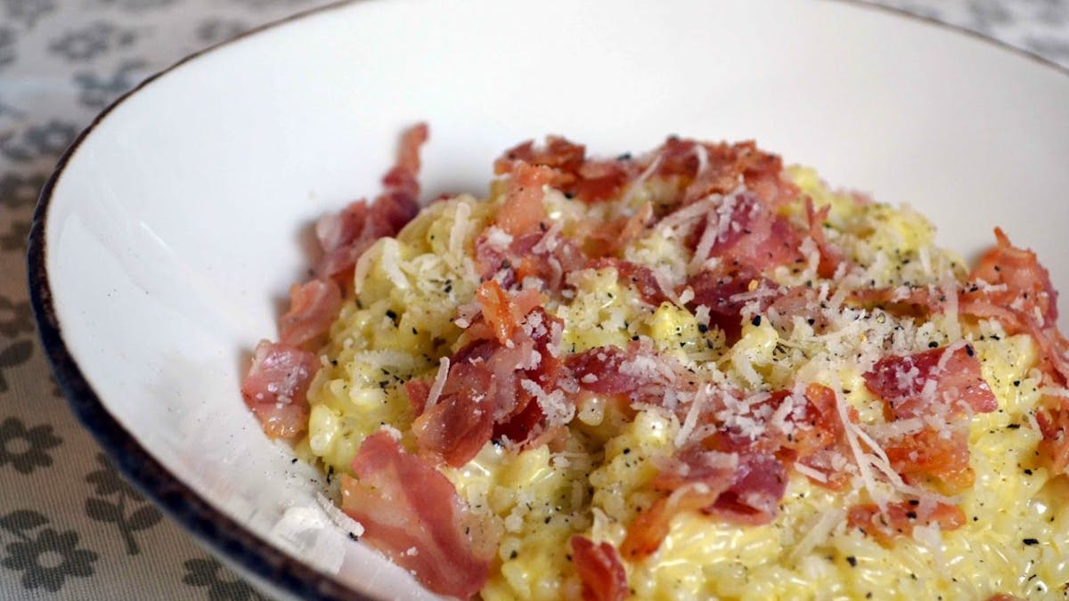 Blé à la carbonara Blé à la carbonara