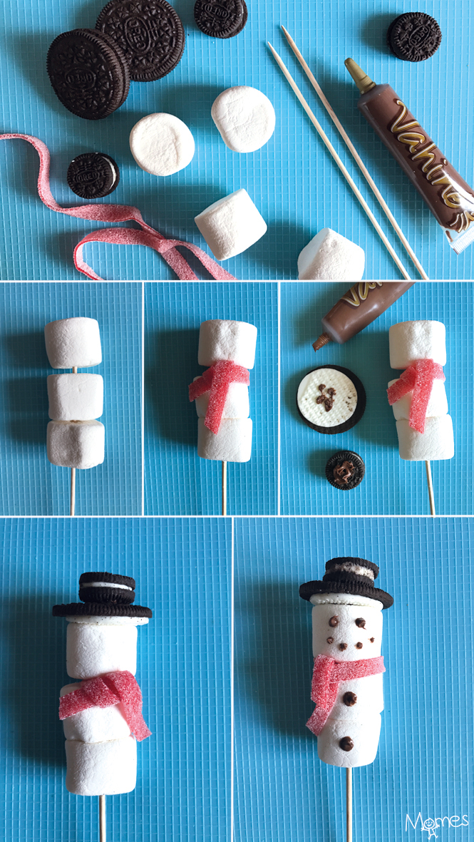 Recette Des Bonhommes De Neige En Chamallow Momes Net