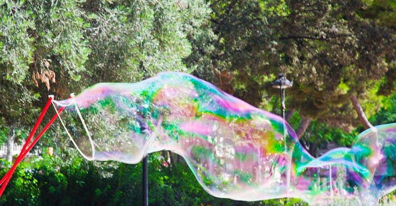 bulles de savon géantes