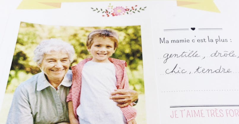 Cadre photo fêtes des grands-mères