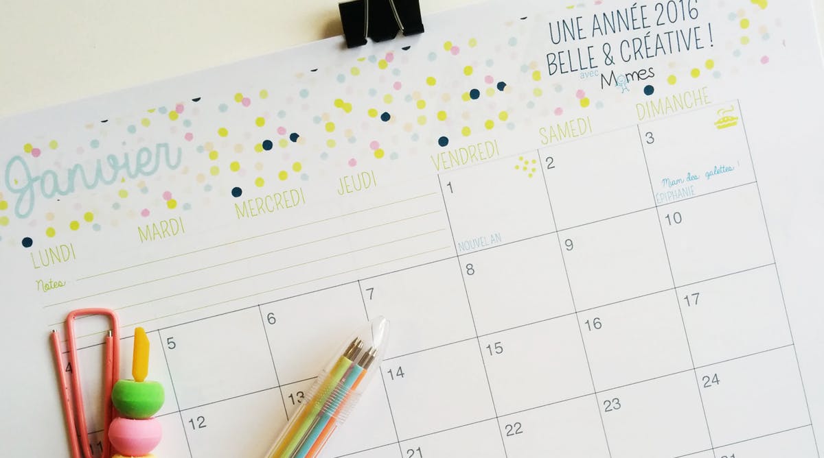 Calendrier Mensuel 16 A Imprimer Par Momes Momes Net