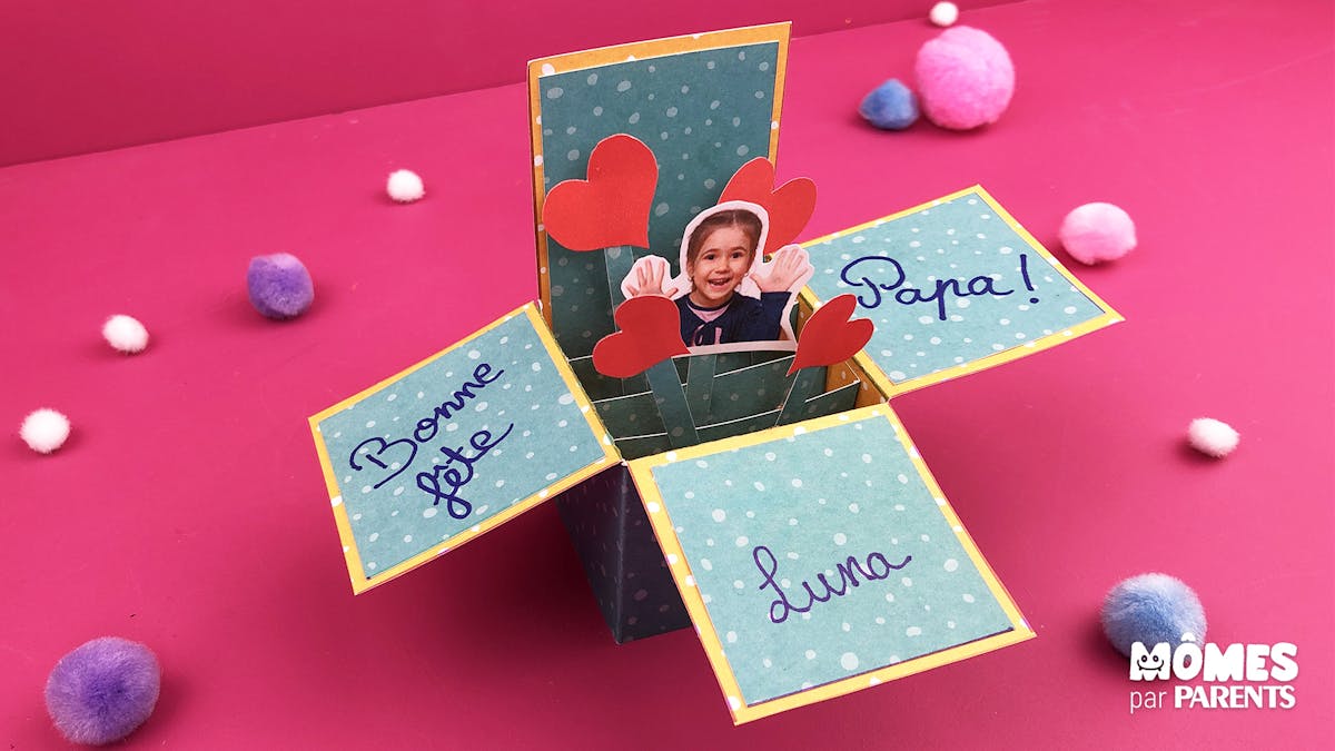 Diy Carte Cube Fete Des Peres Momes Net Diy Carte Cube Fete Des Peres Momes Net
