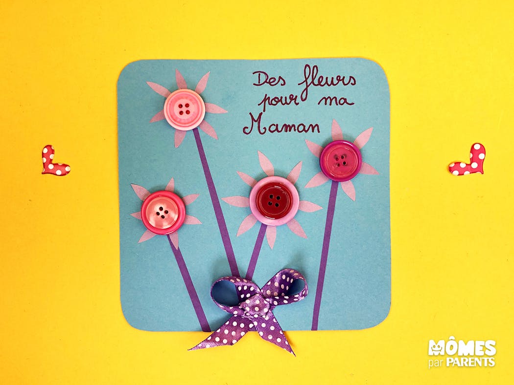 Diy Carte Fleurie Pour La Fete Des Meres Momes Net Diy Carte Fleurie Pour La Fete Des Meres Momes Net