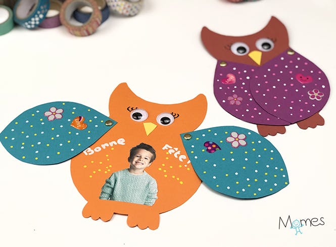 Carte Hibou Trop Chouette A Fabriquer Momes Net Carte Hibou Trop Chouette A Fabriquer Momes Net