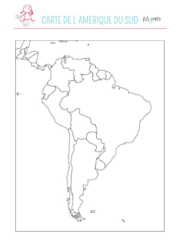 Carte De L Amerique Du Sud Momes Net