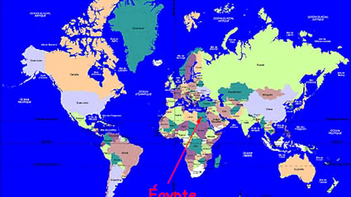 Carte De L Egypte Momes Net Carte De L Egypte Momes Net