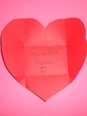 Carte Pliage Cœur Momes Net