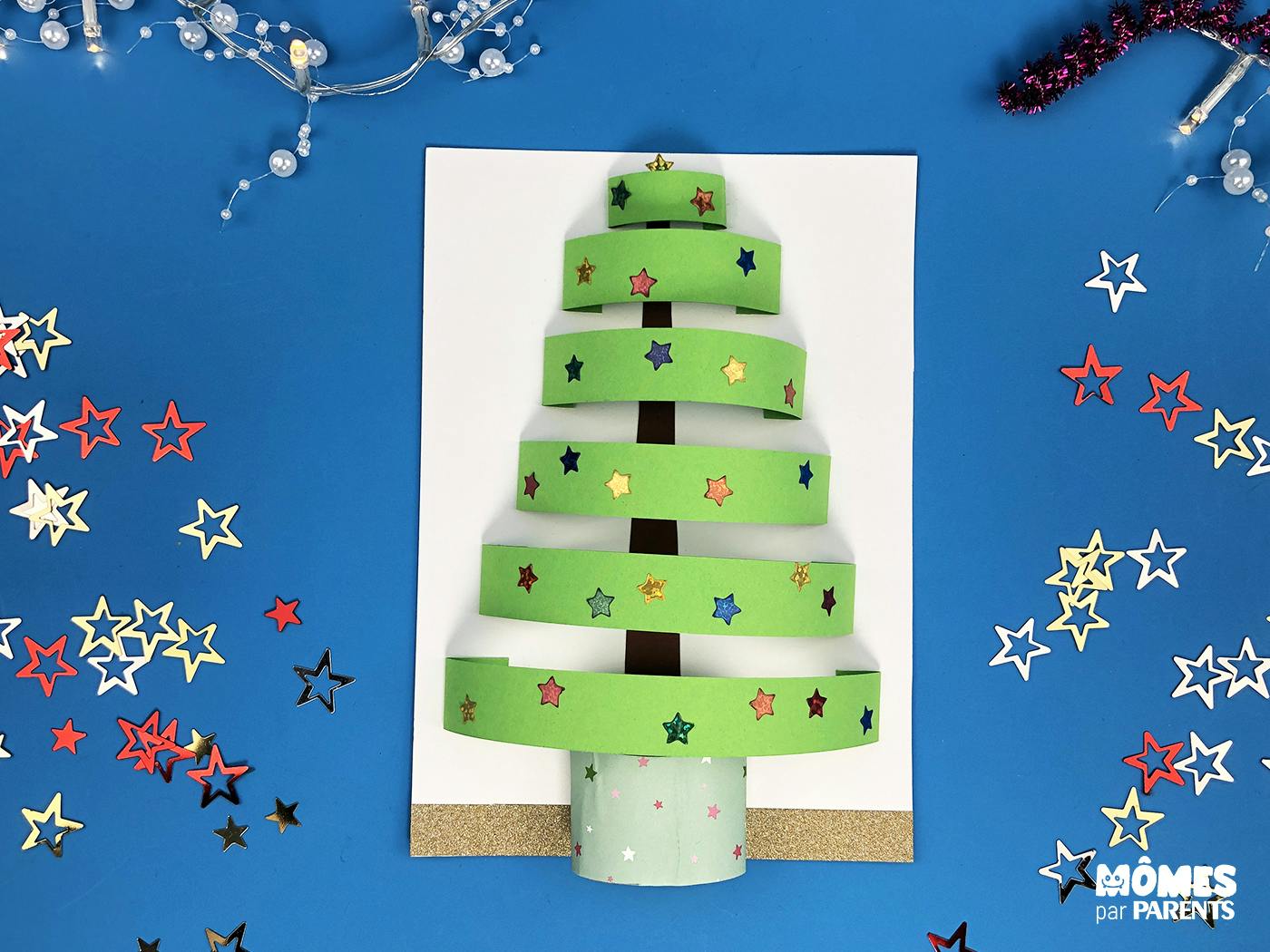 DIY Carte Sapin de Noël en relief  MOMES