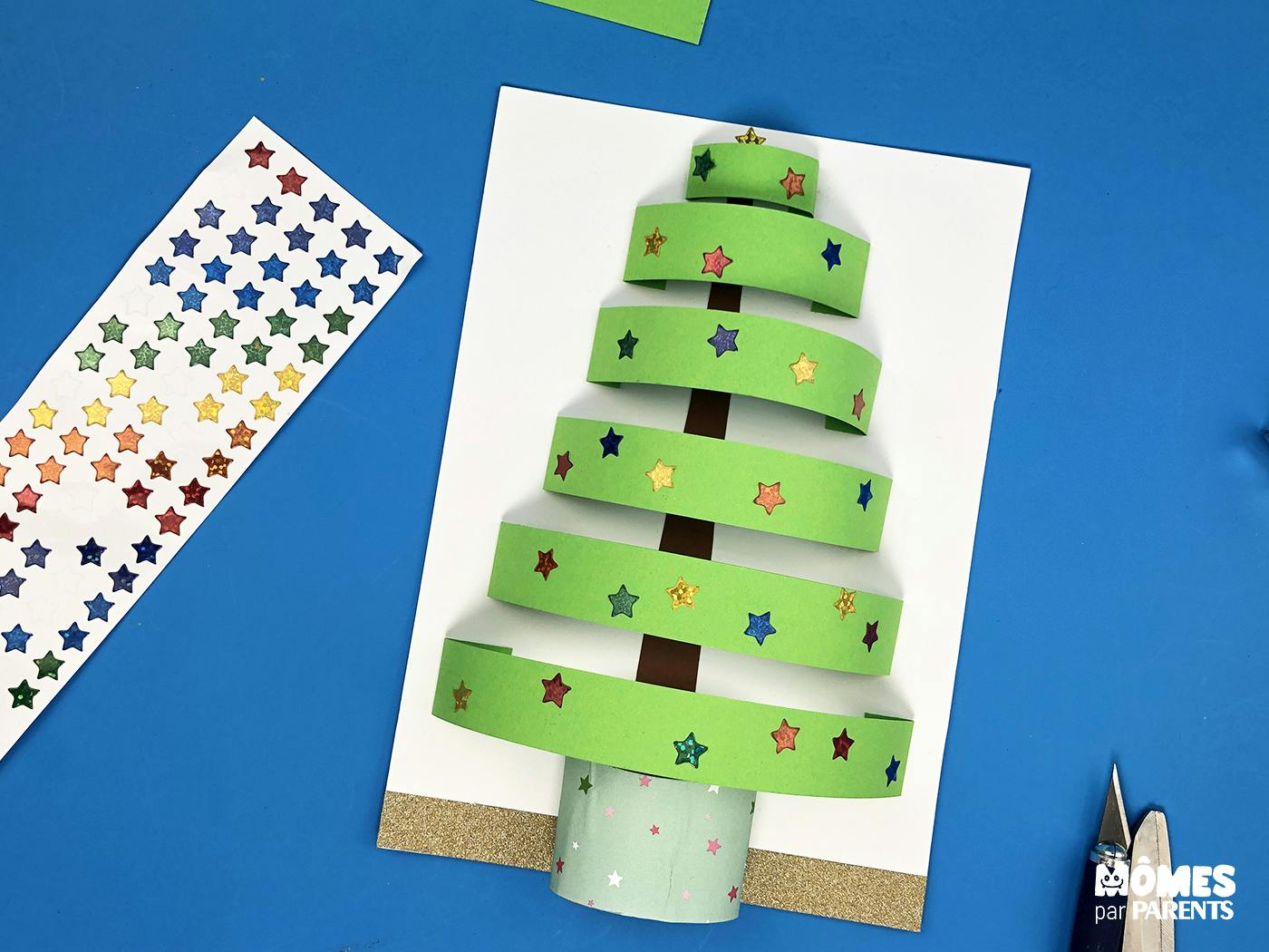 DIY Carte Sapin de Noël en relief  MOMES