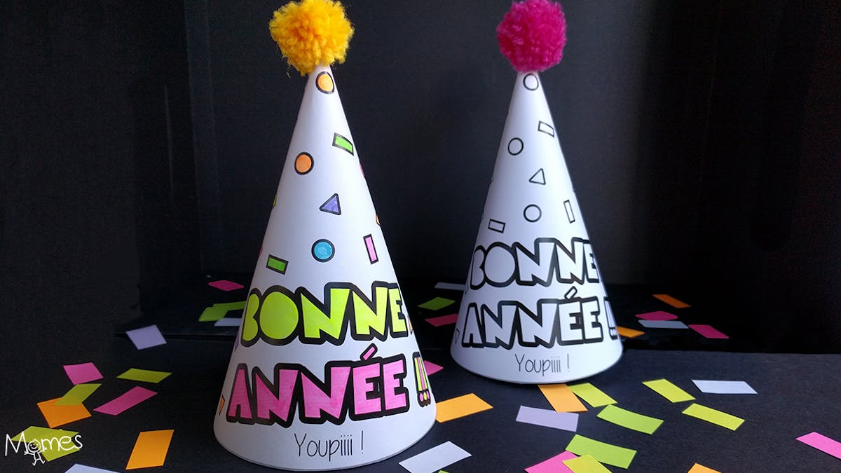 Chapeau De Fete Du Nouvel An A Imprimer Momes Net Chapeau De Fete Du Nouvel An A Imprimer Momes Net