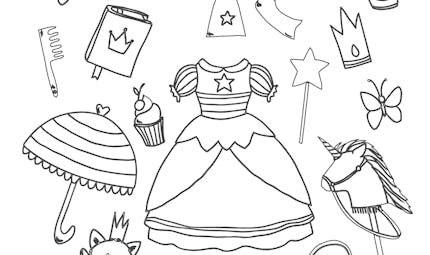 Coloriage Cendrillon 2 Une Vie De Princesse Disney Dessin Nos Meilleurs Coloriages De Princesse A Imprimer Momes Net
