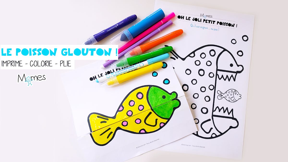 Un Coloriage Anime Pour Realiser Facilement Un Poisson Glouton Momes Net Un Coloriage Anime Pour Realiser Facilement Un Poisson Glouton Momes Net
