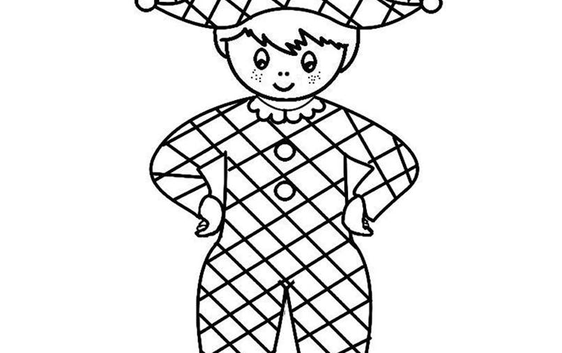 Coloriage Arlequin Momes Net Coloriage Arlequin Momes Net