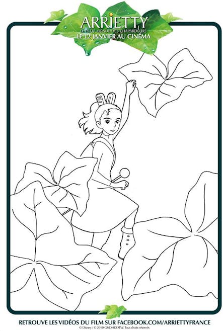 Coloriage Arrietty 3
