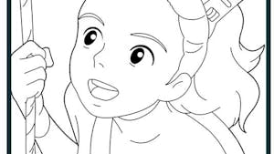 Coloriage Arrietty 4
