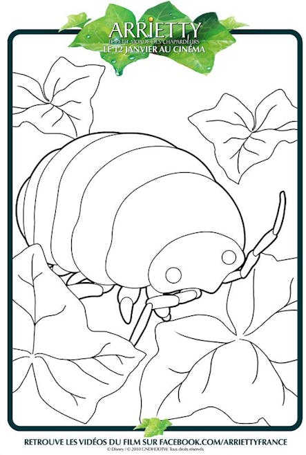 Coloriage Arrietty 5