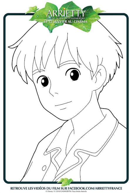 Coloriage Arrietty 6