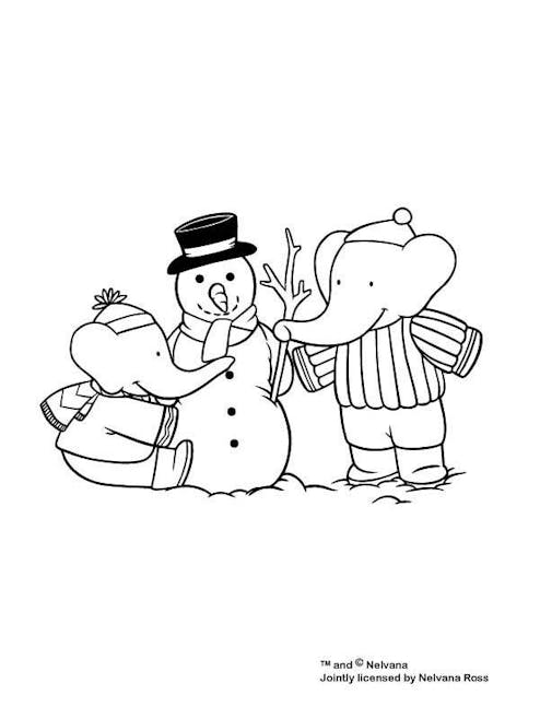 Coloriage Babar (12)