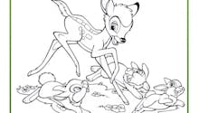 Coloriage Bambi 8