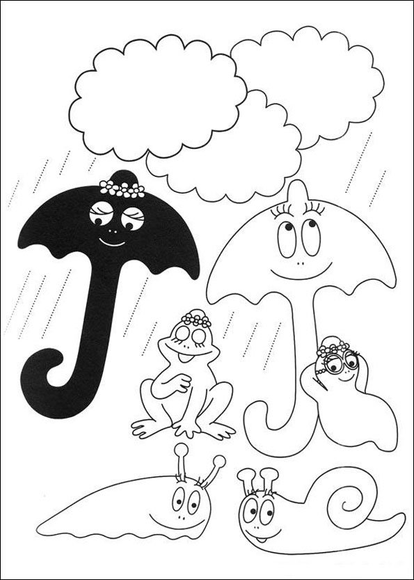 Coloriage Barbapapa 7 Momes Net