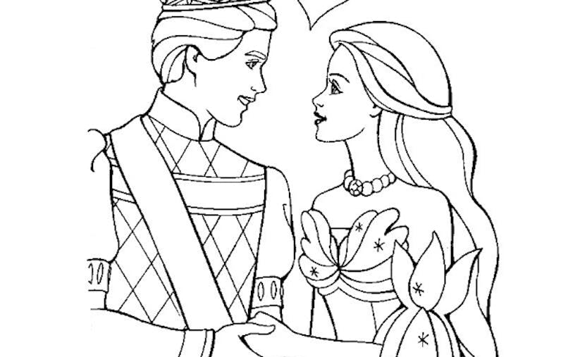 Coloriage Barbie Et Son Prince Momes Net Coloriage Barbie Et Son Prince Momes Net