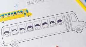 Coloriage bus scolaire