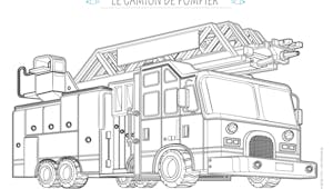 Coloriage Le Camion De Pompier Momes Net Coloriage Le Camion De Pompier Momes Net