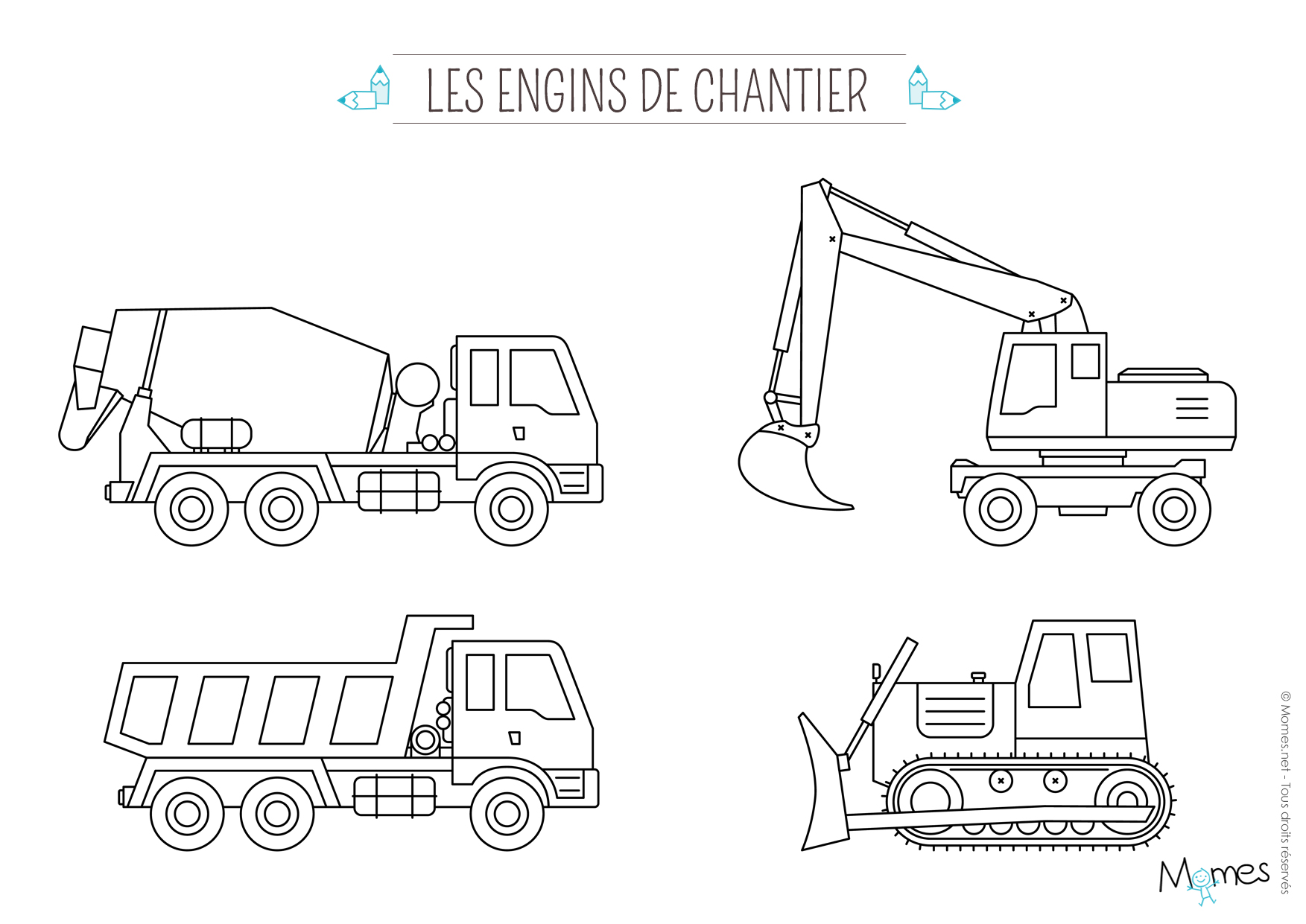 Coloriage Camion Momes Net